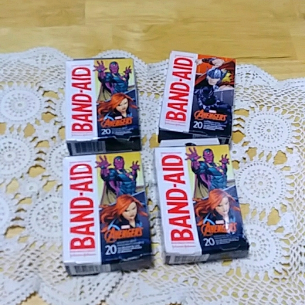 Marvel Avengers Band-Aid Adhesive Bandages - 4 Boxes